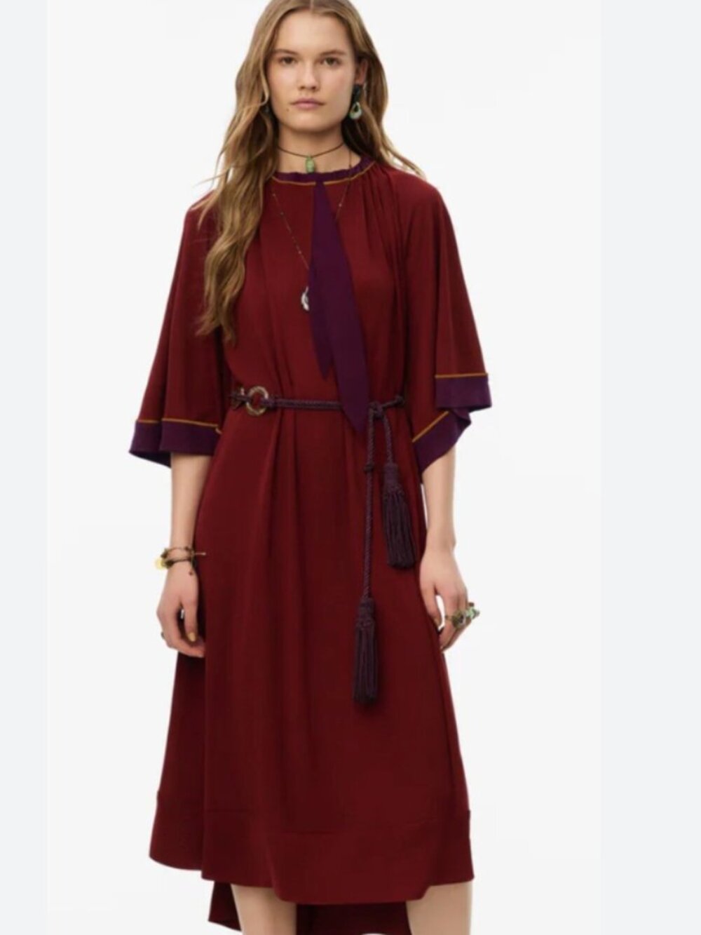 NWT ZARA LIMITED EDITION CONTRASTING DRESS S